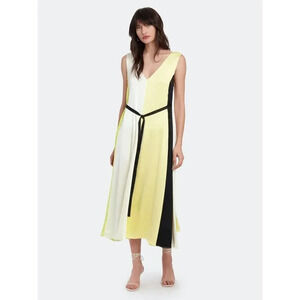STINE GOYA Yara Sleeveless V-Neck Midi Dress